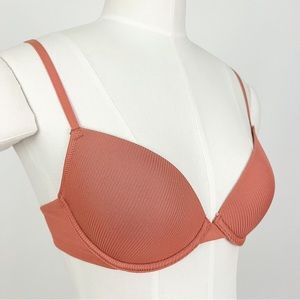 H&M Padded Underwire Bra in Terracotta | Size 34B